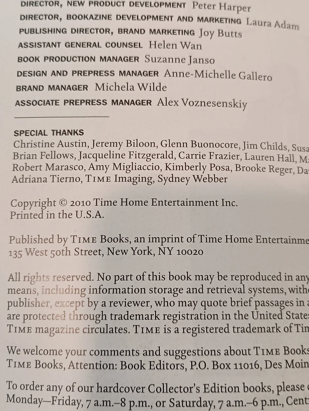 Time: Visions Of The 1960s: Published In 2010 Paperback